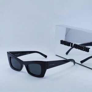 Saint Laurent SL702 001 Black Cat Eye Sunglasses